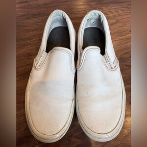 Vans Off-White Slip-On Loafers